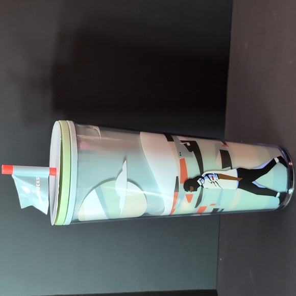 Starbucks + Lou Black History 2024 Damon Brown Art Insulated 16oz Tumbler. - Picture 3 of 9